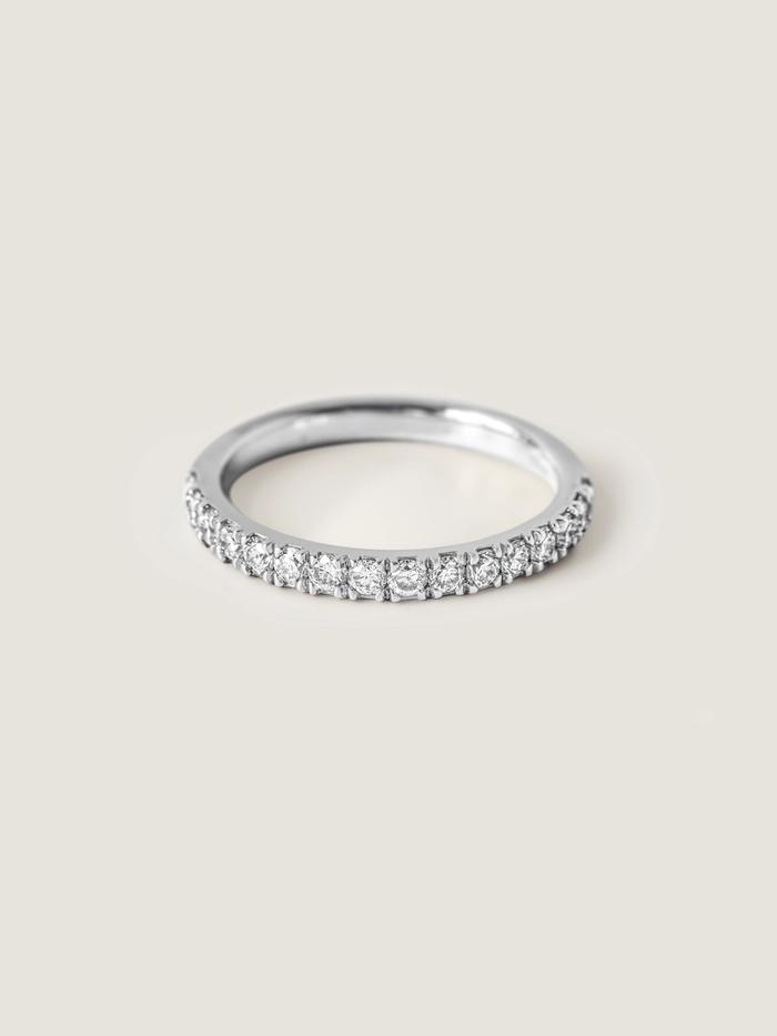 Marquise Cut Cluster Styled Lab Grown Wedding Band
