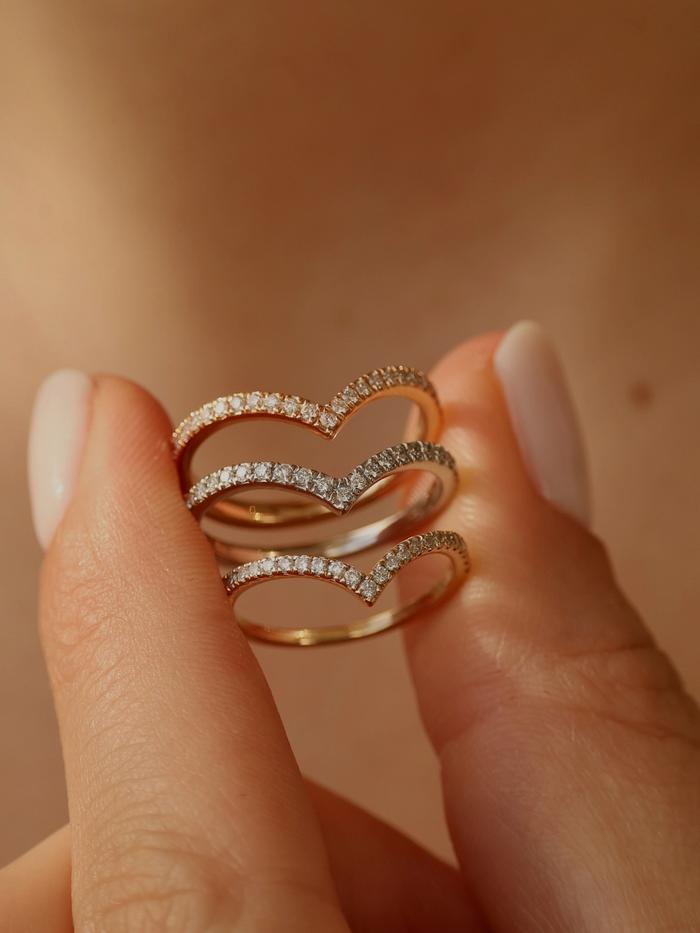 Marquise Cut Cluster Styled Lab Grown Wedding Band