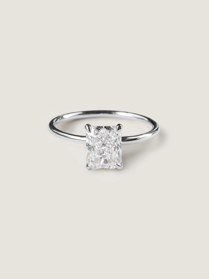 Marquise Cut Cluster Styled Lab Grown Diamond Engagement Ring
