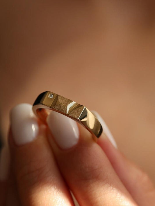 Marquise Cut Cluster Styled Lab Grown Wedding Band