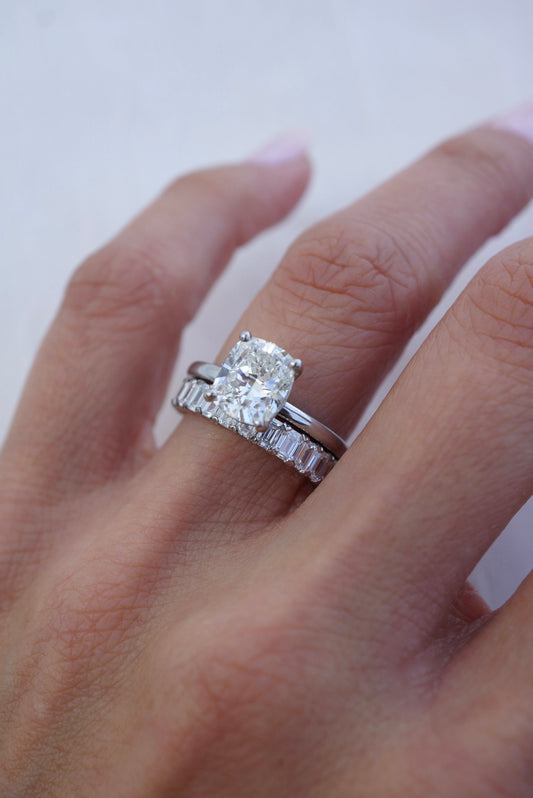0.37 CT Round Full Eternity Lab Grown Diamond Wedding Band