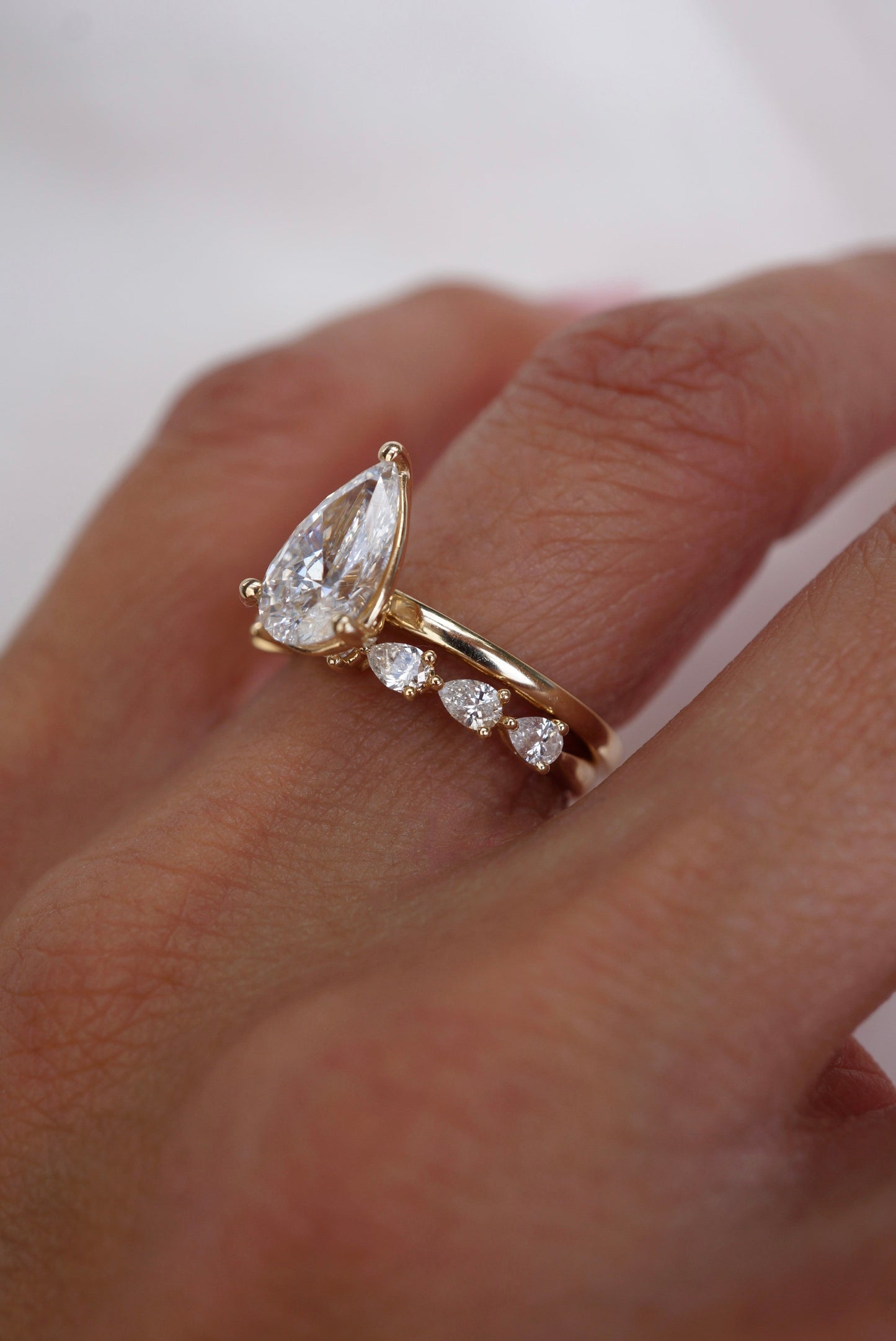 0.37 CT Round Full Eternity Lab Grown Diamond Wedding Band