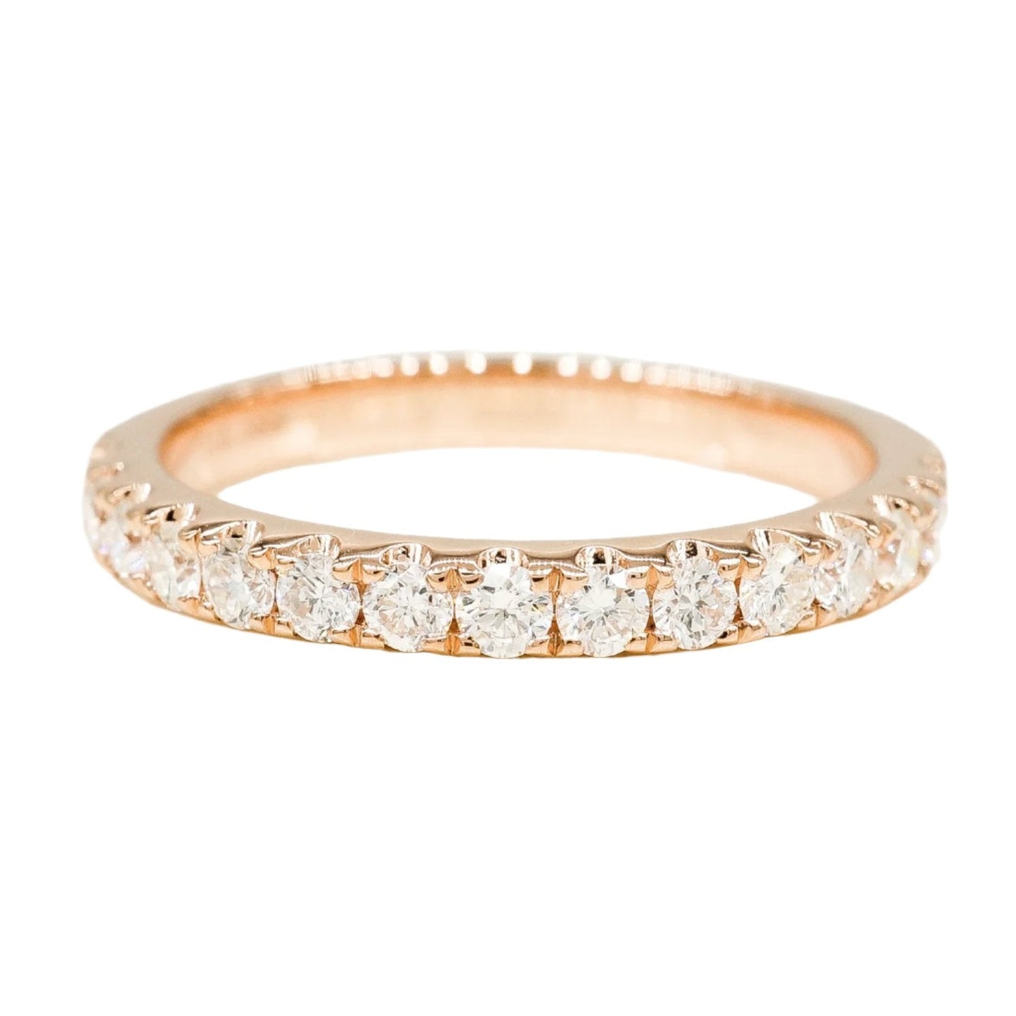 0.37 CT Round Full Eternity Lab Grown Diamond Wedding Band