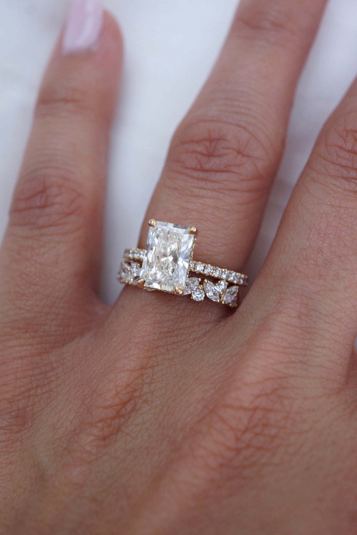 0.37 CT Round Full Eternity Lab Grown Diamond Wedding Band