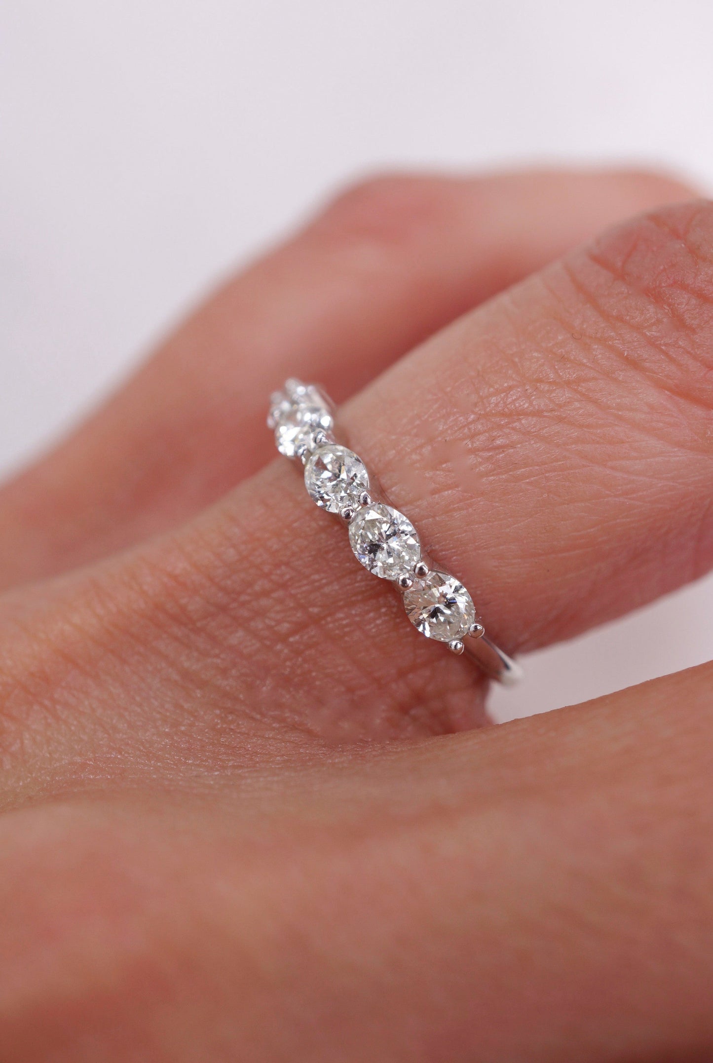 0.37 CT Round Full Eternity Lab Grown Diamond Wedding Band