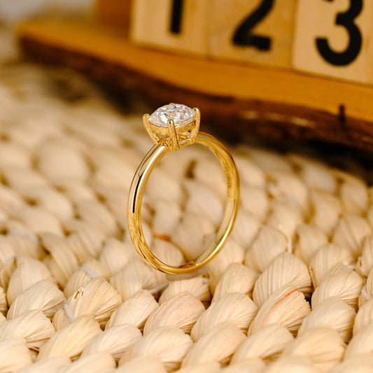 Marquise Cut Cluster Styled Lab Grown Diamond Engagement Ring