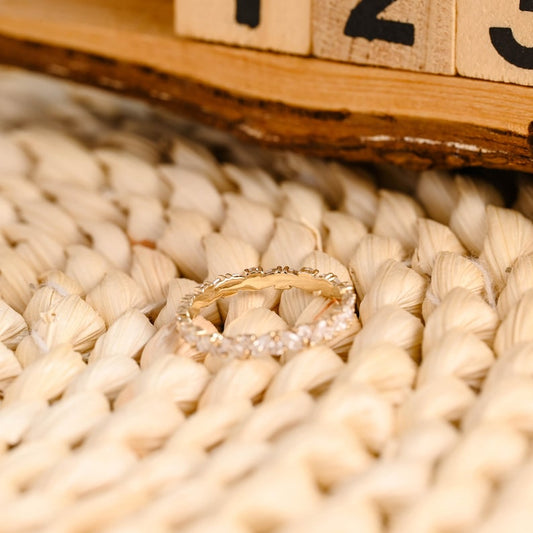 Marquise Cut Cluster Styled Lab Grown Wedding Band