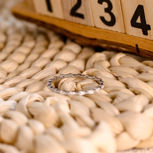 Marquise Cut Cluster Styled Lab Grown Wedding Band