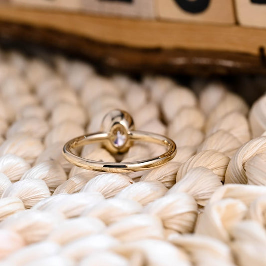 Marquise Cut Cluster Styled Lab Grown Diamond Engagement Ring