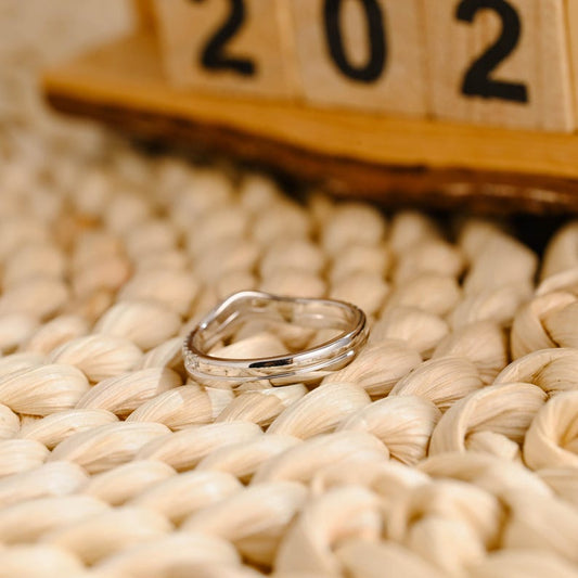 Marquise Cut Cluster Styled Lab Grown Wedding Band