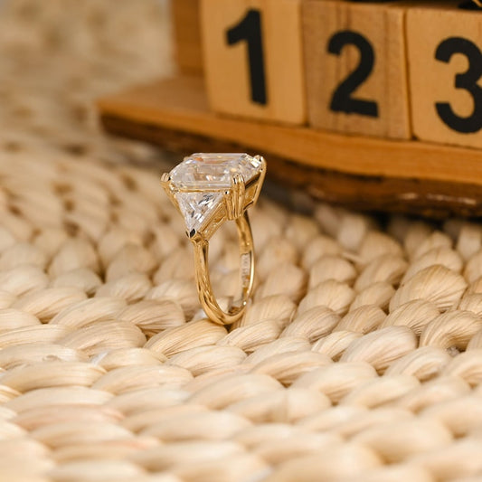 Marquise Cut Cluster Styled Lab Grown Diamond Engagement Ring