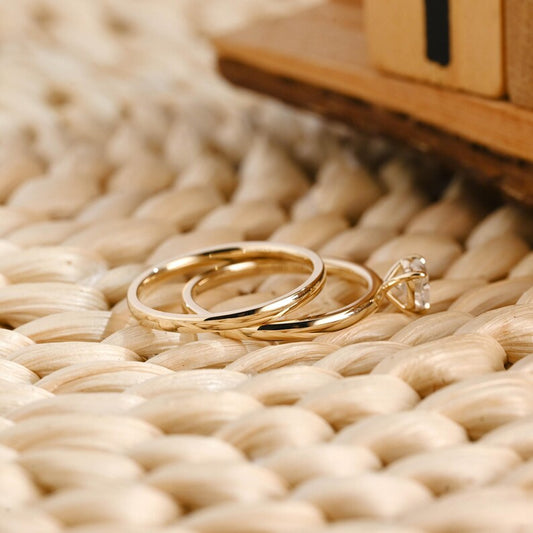 Marquise Cut Cluster Styled Lab Grown Diamond Bridal Ring Set