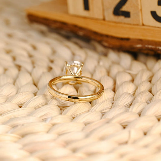 Marquise Cut Cluster Styled Lab Grown Diamond Engagement Ring