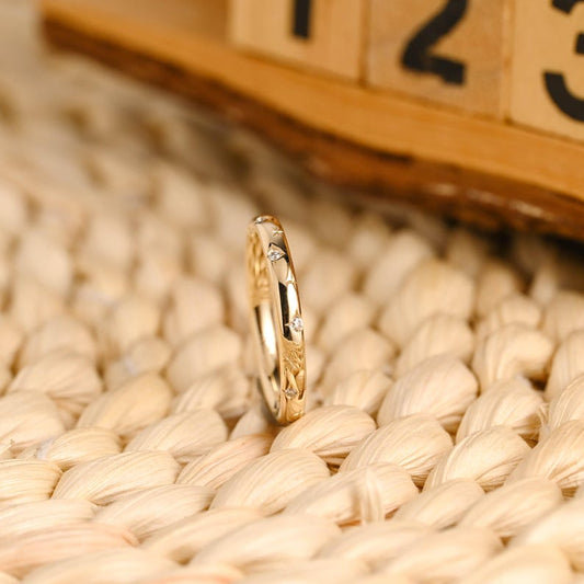 Marquise Cut Cluster Styled Lab Grown Wedding Band