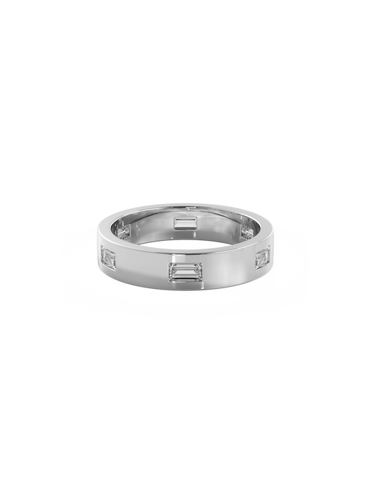 0.37 CT Round Full Eternity Lab Grown Diamond Wedding Band