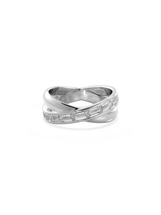 0.37 CT Round Full Eternity Lab Grown Diamond Wedding Band