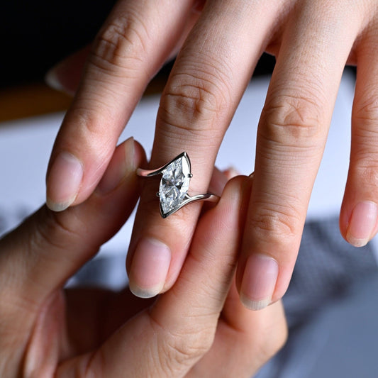 2 CT Round Three Stones Lab Grown Diamond Engagement Ring