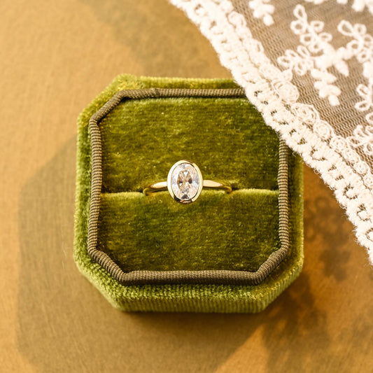 2 CT Round Three Stones Lab Grown Diamond Engagement Ring