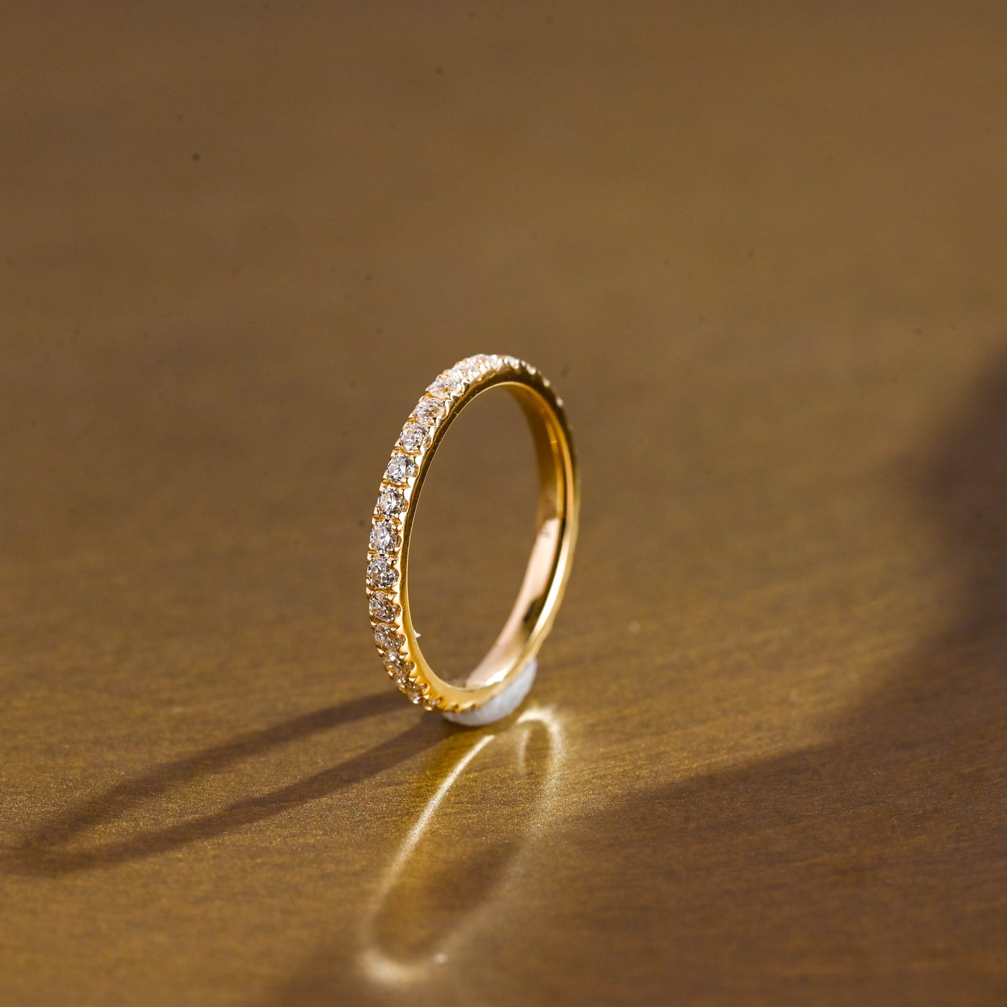 0.37 CT Round Full Eternity Lab Grown Diamond Wedding Band