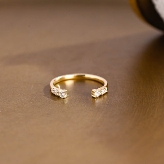 0.37 CT Round Full Eternity Lab Grown Diamond Wedding Band
