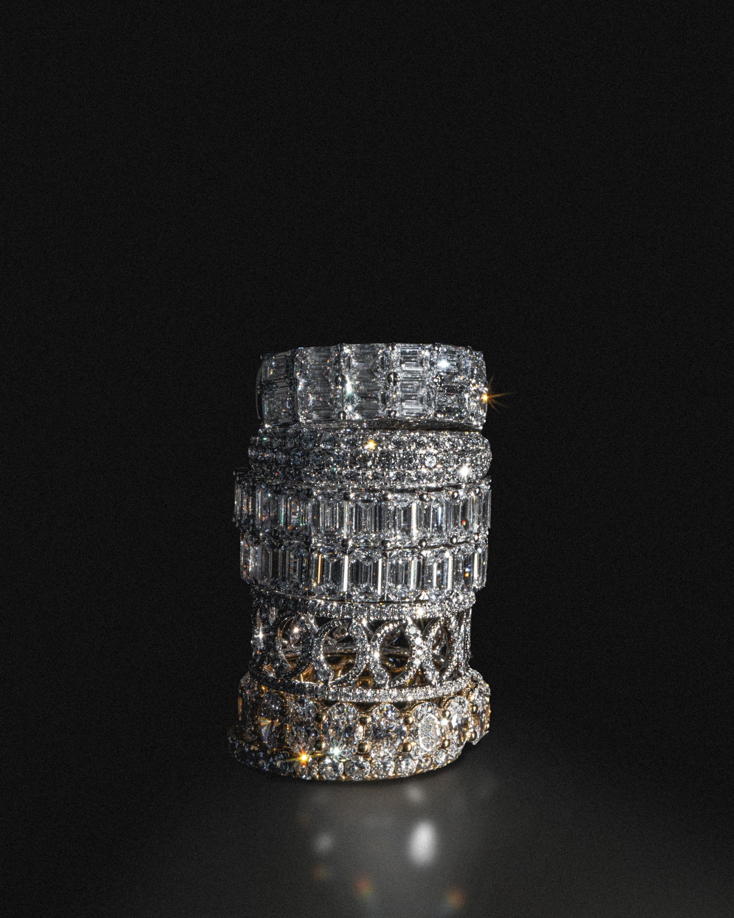 0.37 CT Round Full Eternity Lab Grown Diamond Wedding Band