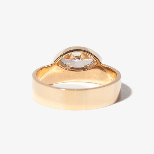 2 CT Round Three Stones Lab Grown Diamond Engagement Ring