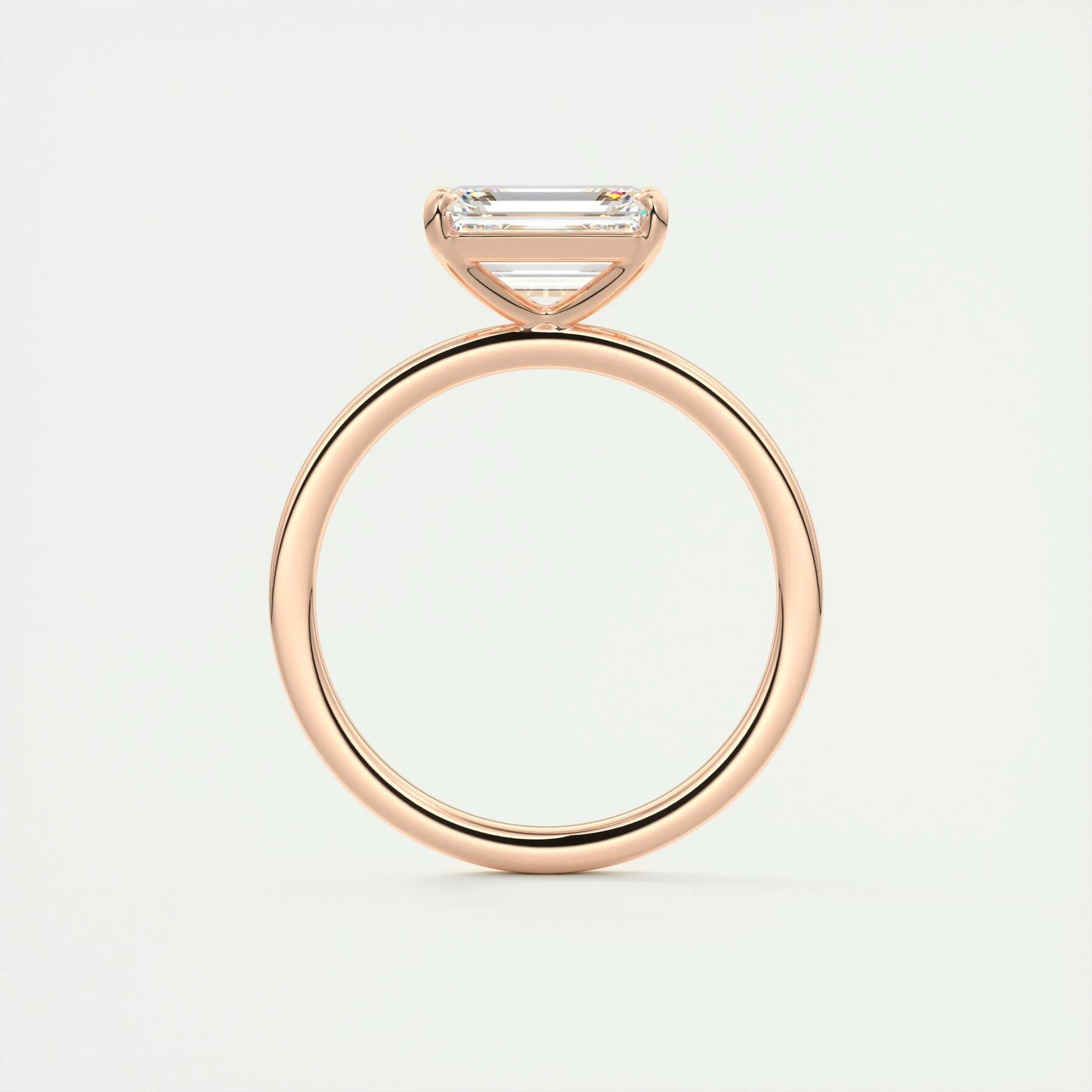 2 CT Emerald Solitaire CVD F/VS1 Diamond Engagement Ring 22