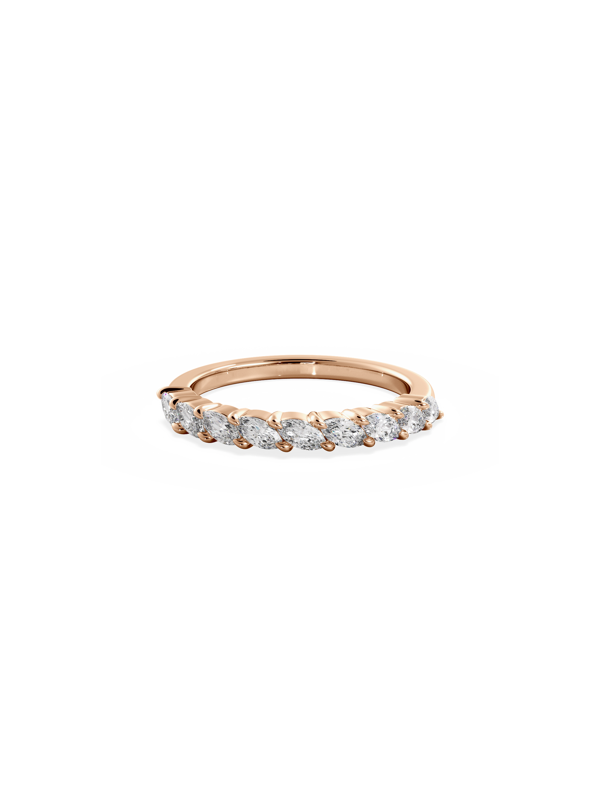 0.37 CT Round Full Eternity Lab Grown Diamond Wedding Band