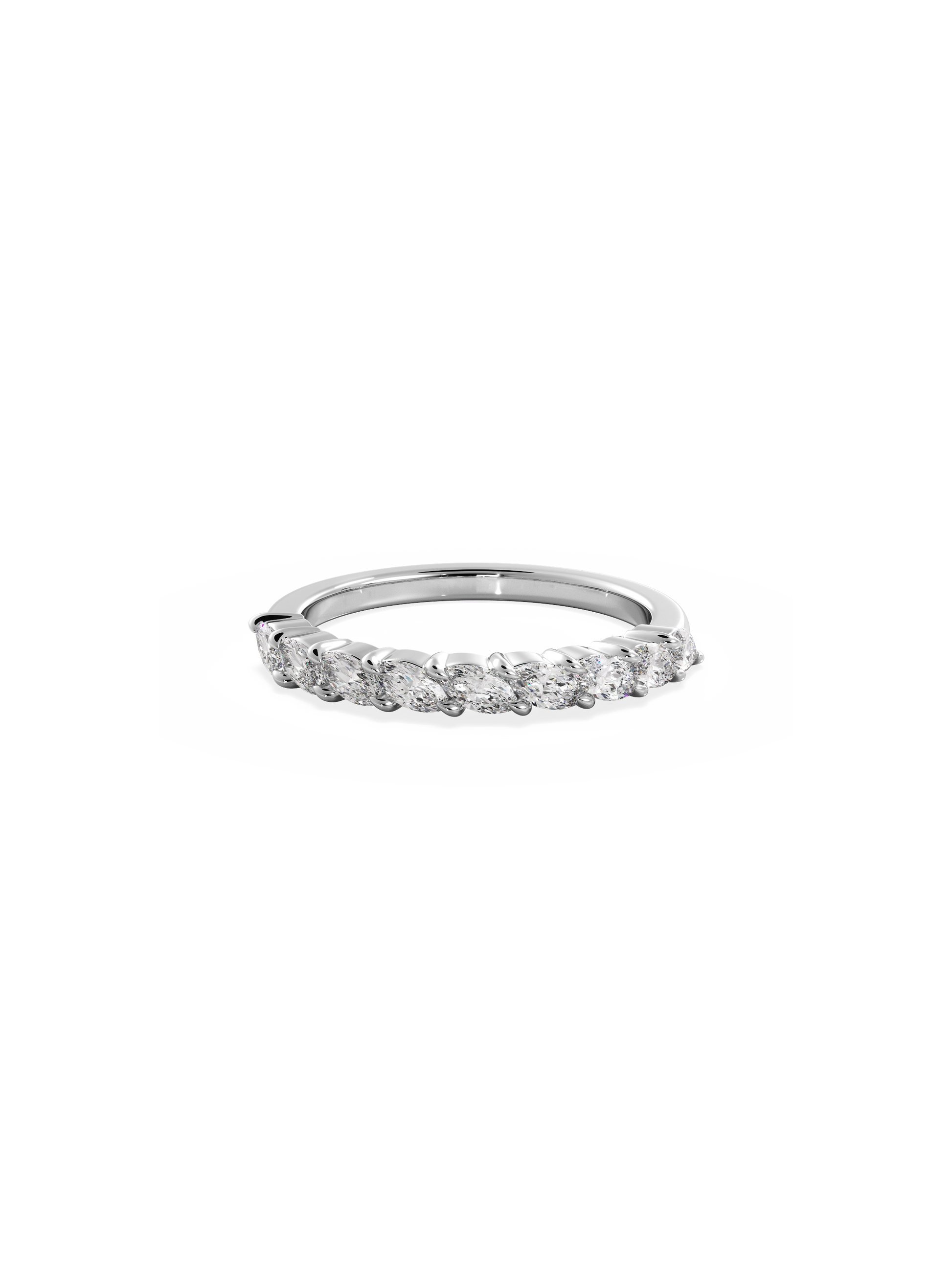 0.37 CT Round Full Eternity Lab Grown Diamond Wedding Band