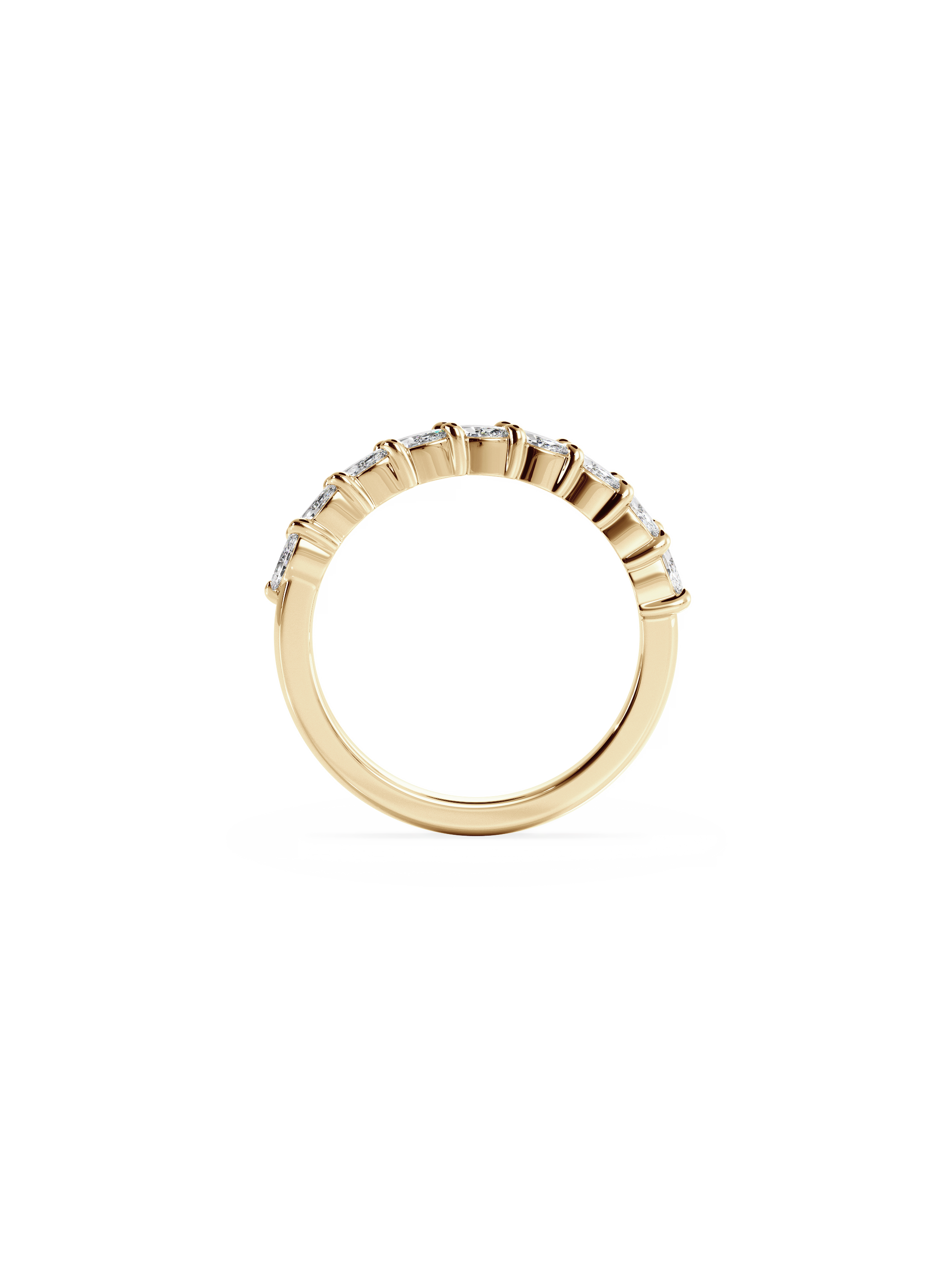 0.37 CT Round Full Eternity Lab Grown Diamond Wedding Band