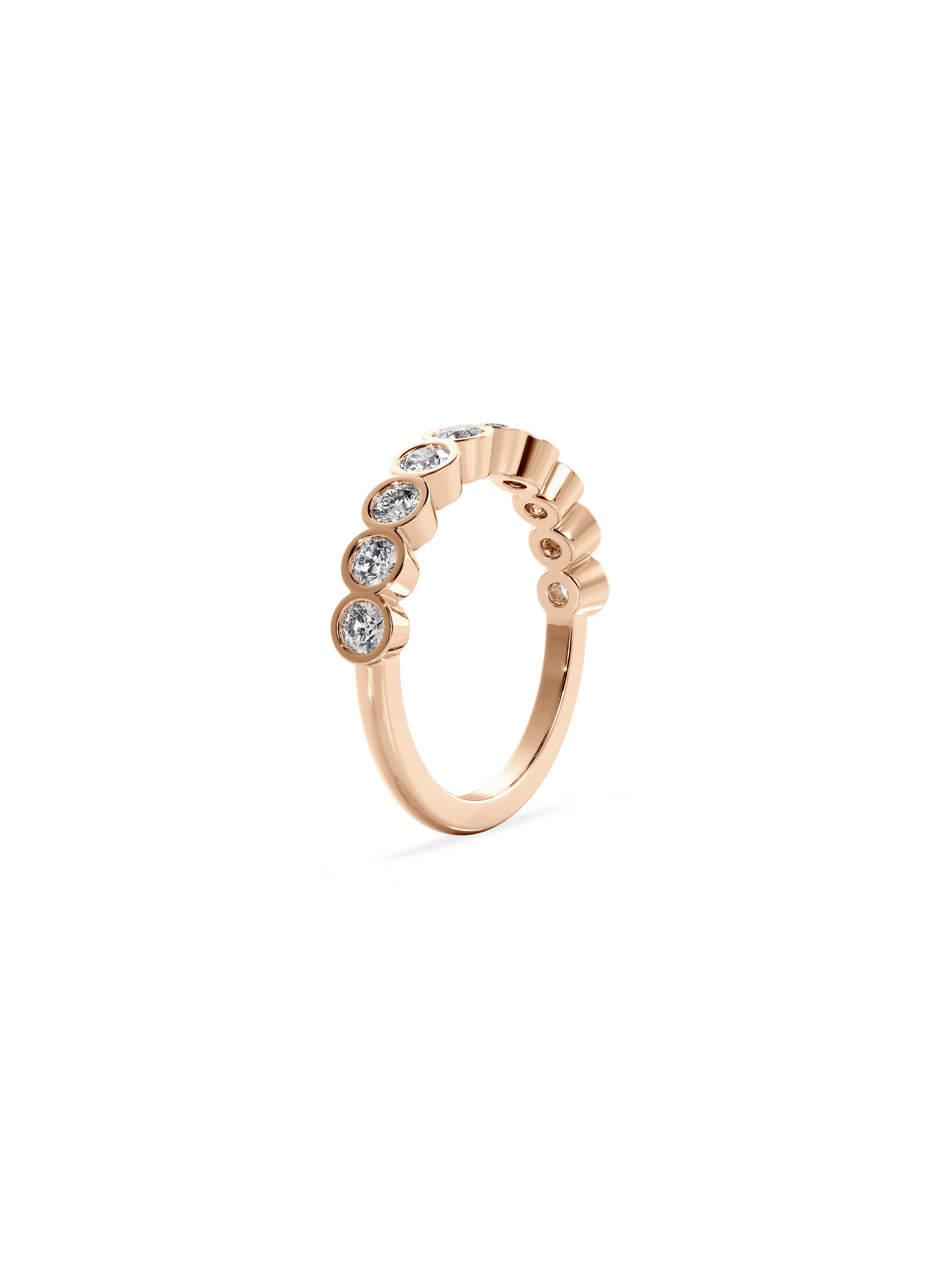 0.37 CT Round Full Eternity Lab Grown Diamond Wedding Band