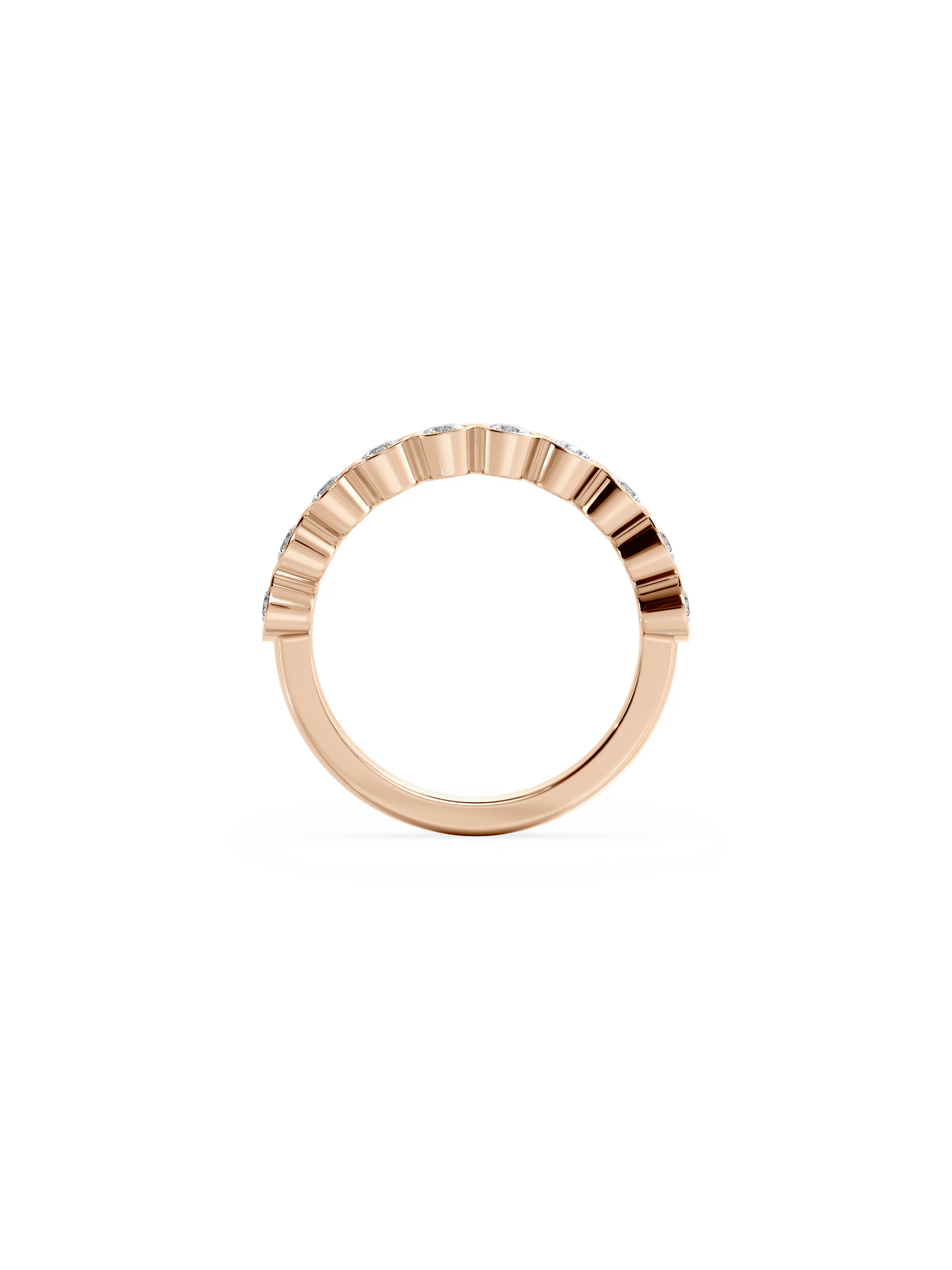 0.37 CT Round Full Eternity Lab Grown Diamond Wedding Band