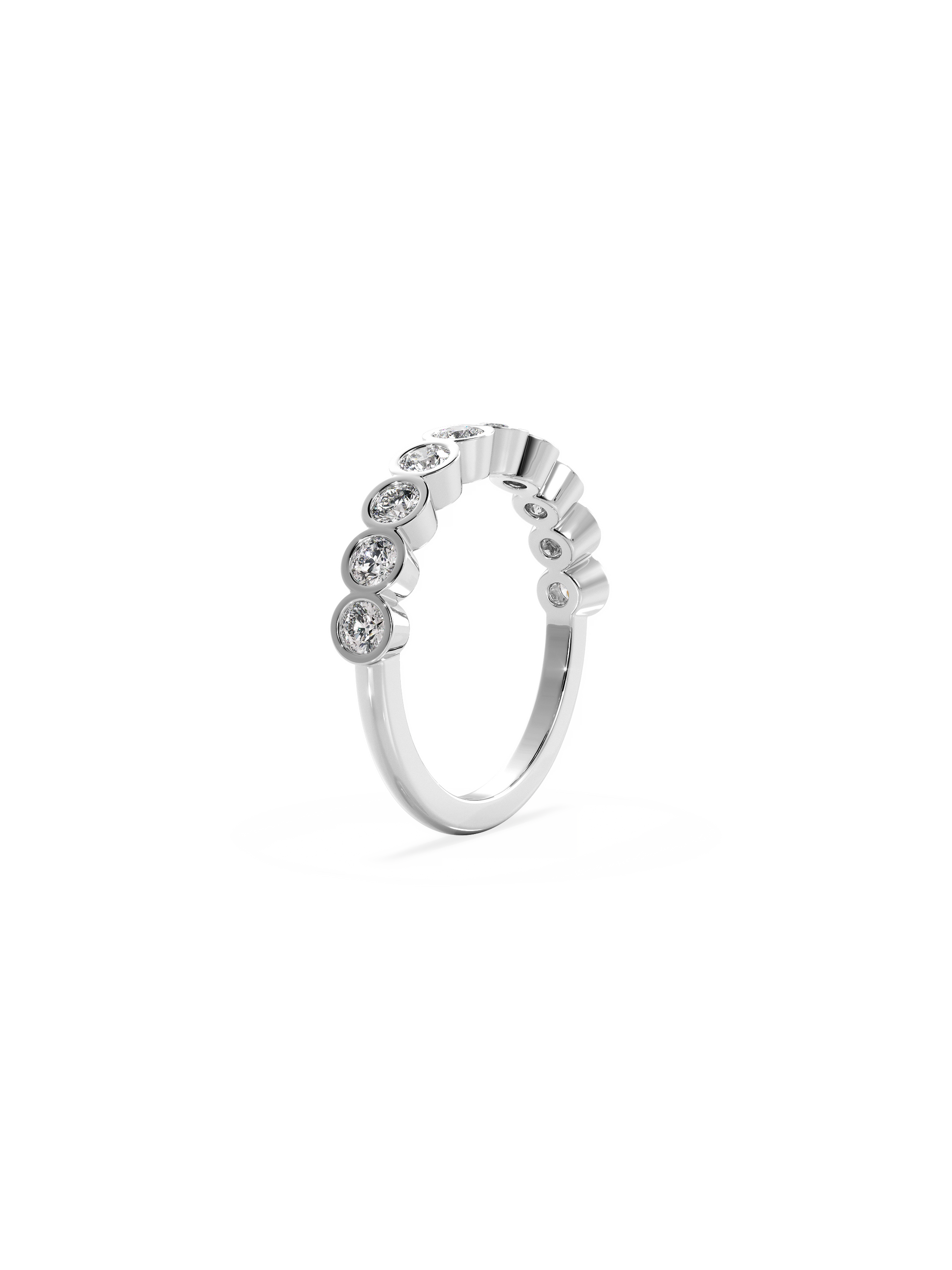 0.37 CT Round Full Eternity Lab Grown Diamond Wedding Band