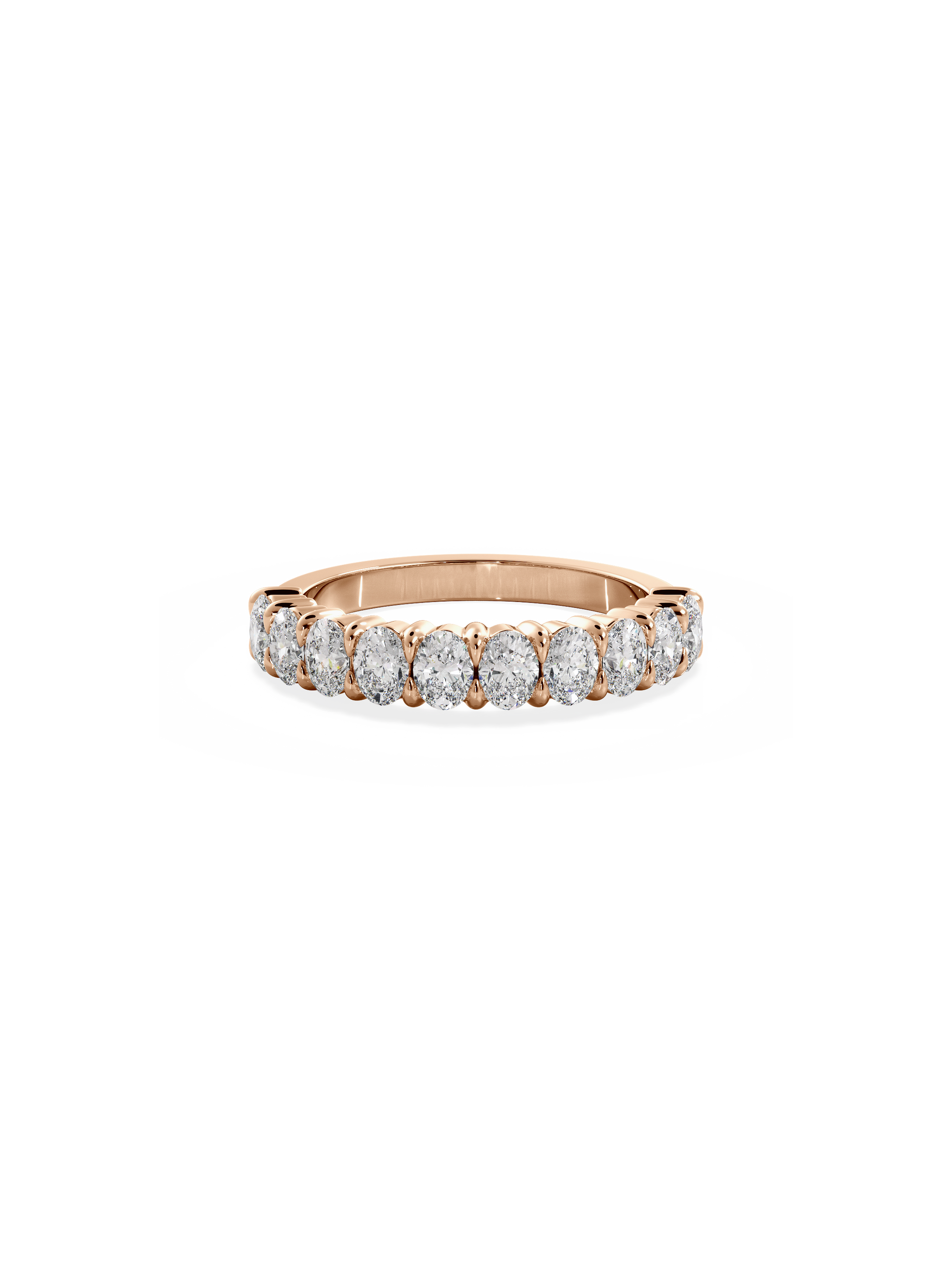 0.37 CT Round Full Eternity Lab Grown Diamond Wedding Band