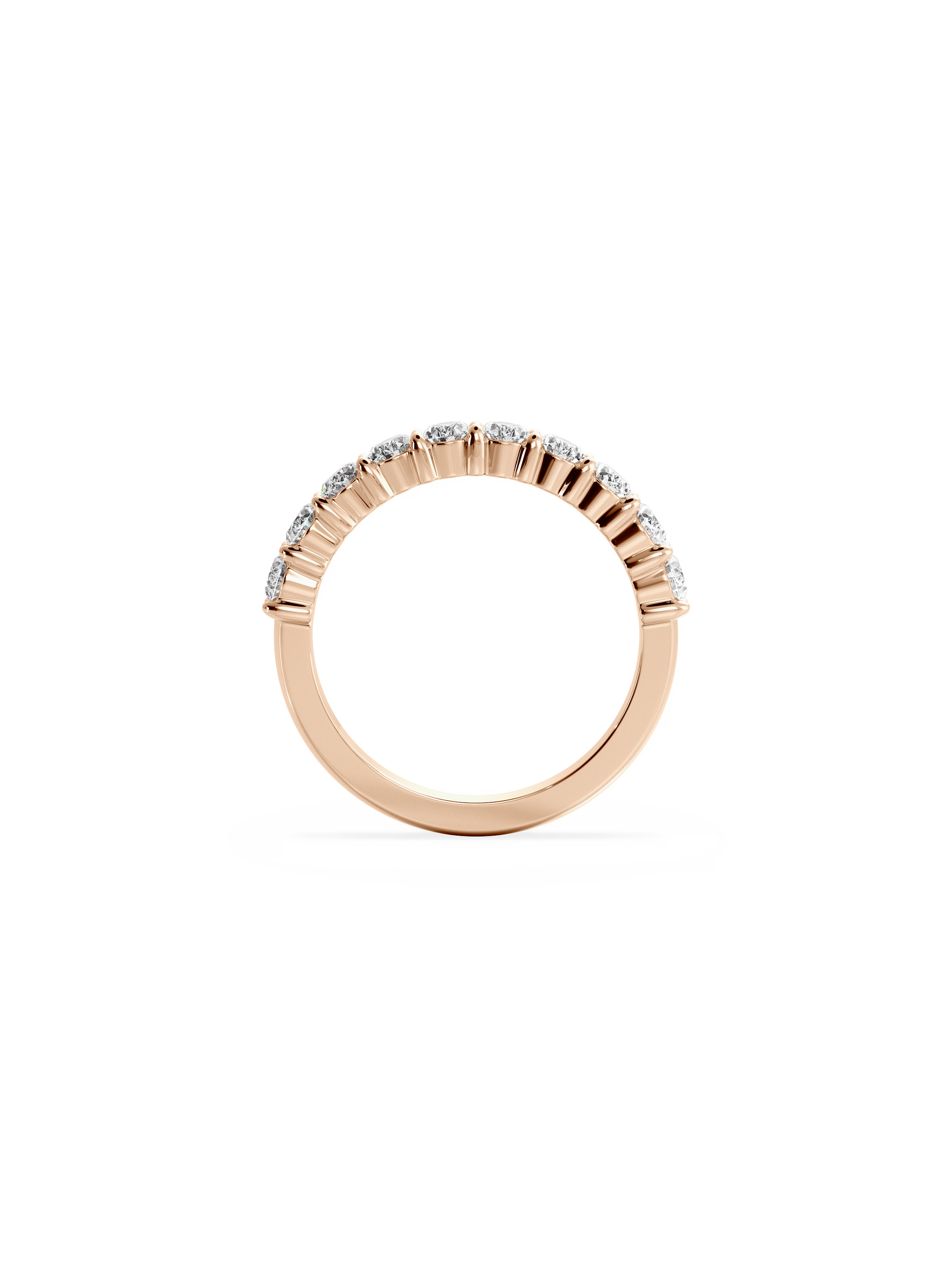 0.37 CT Round Full Eternity Lab Grown Diamond Wedding Band