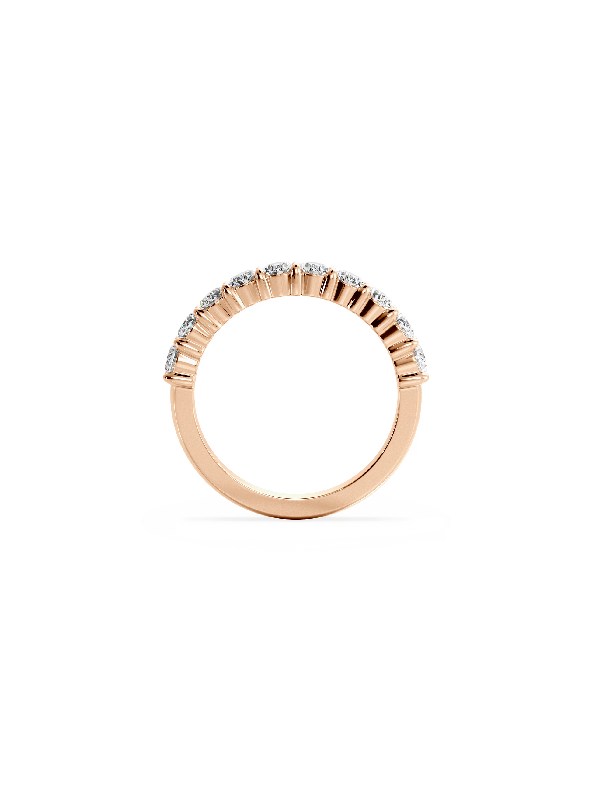 0.37 CT Round Full Eternity Lab Grown Diamond Wedding Band