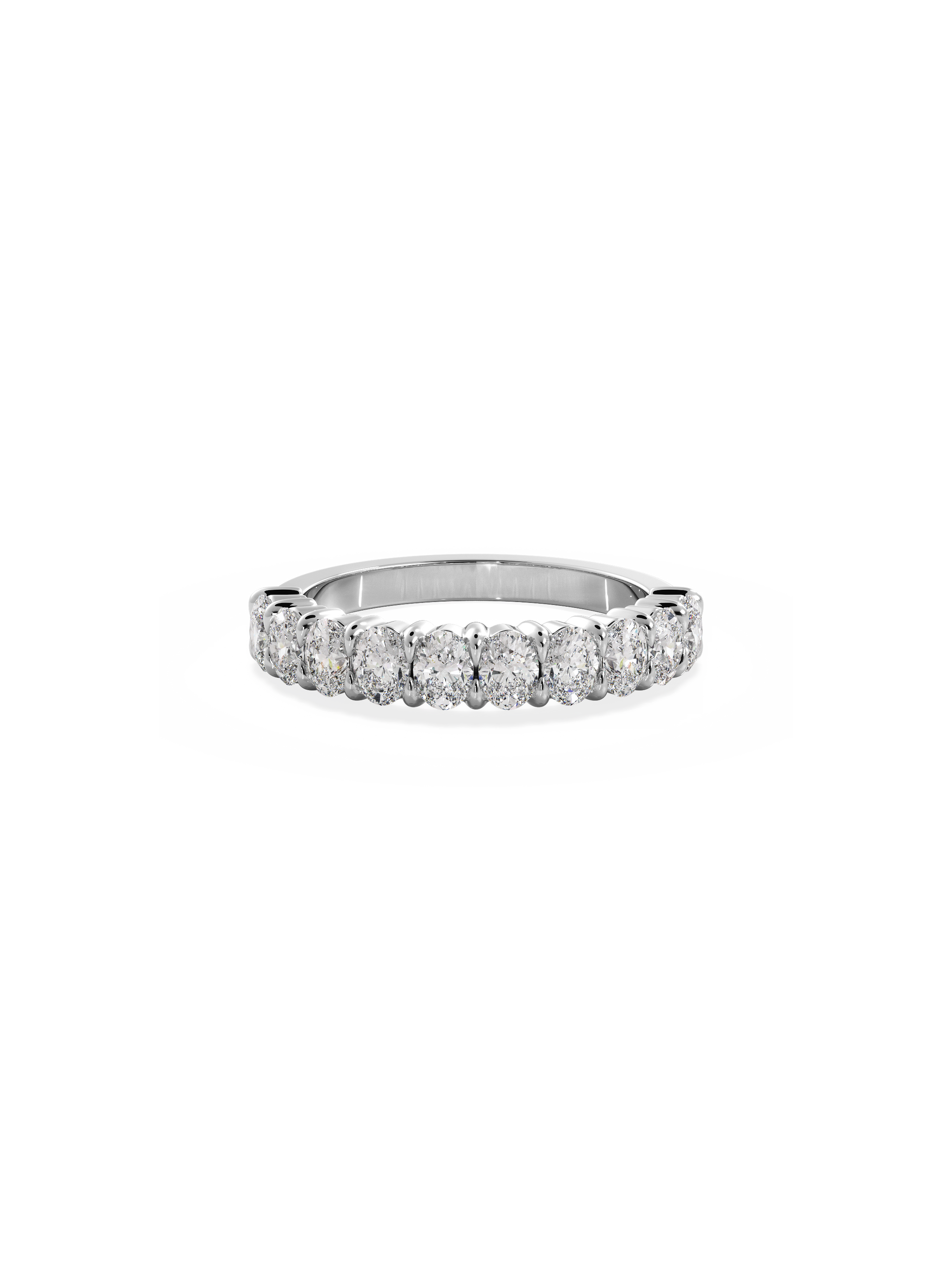 0.37 CT Round Full Eternity Lab Grown Diamond Wedding Band