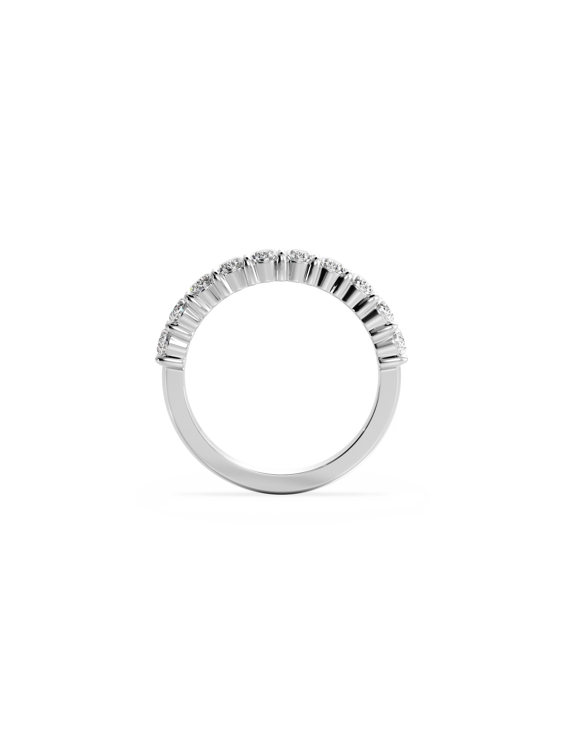 0.37 CT Round Full Eternity Lab Grown Diamond Wedding Band