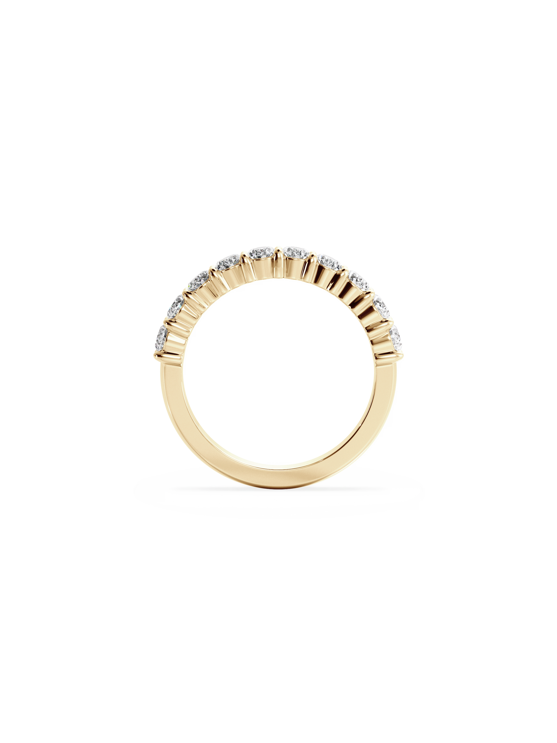 0.37 CT Round Full Eternity Lab Grown Diamond Wedding Band