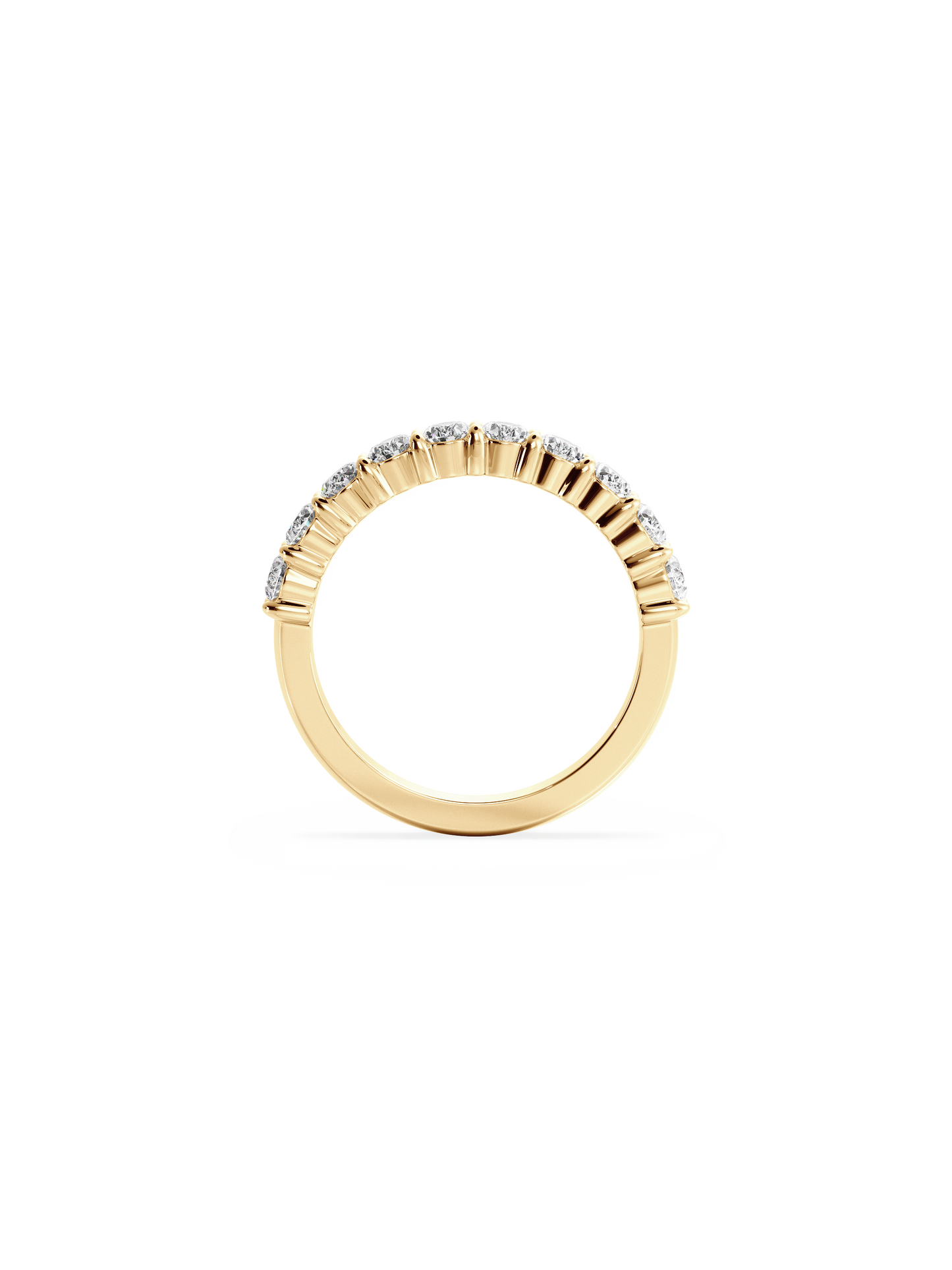 0.37 CT Round Full Eternity Lab Grown Diamond Wedding Band