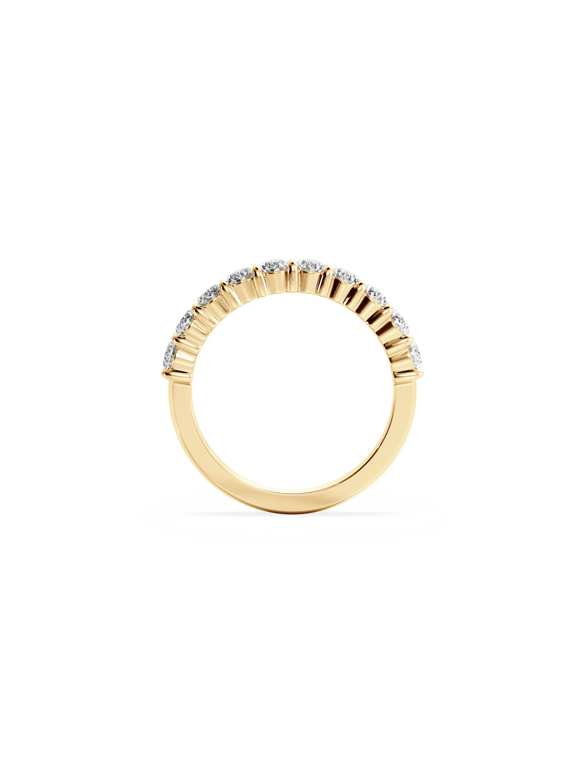0.37 CT Round Full Eternity Lab Grown Diamond Wedding Band