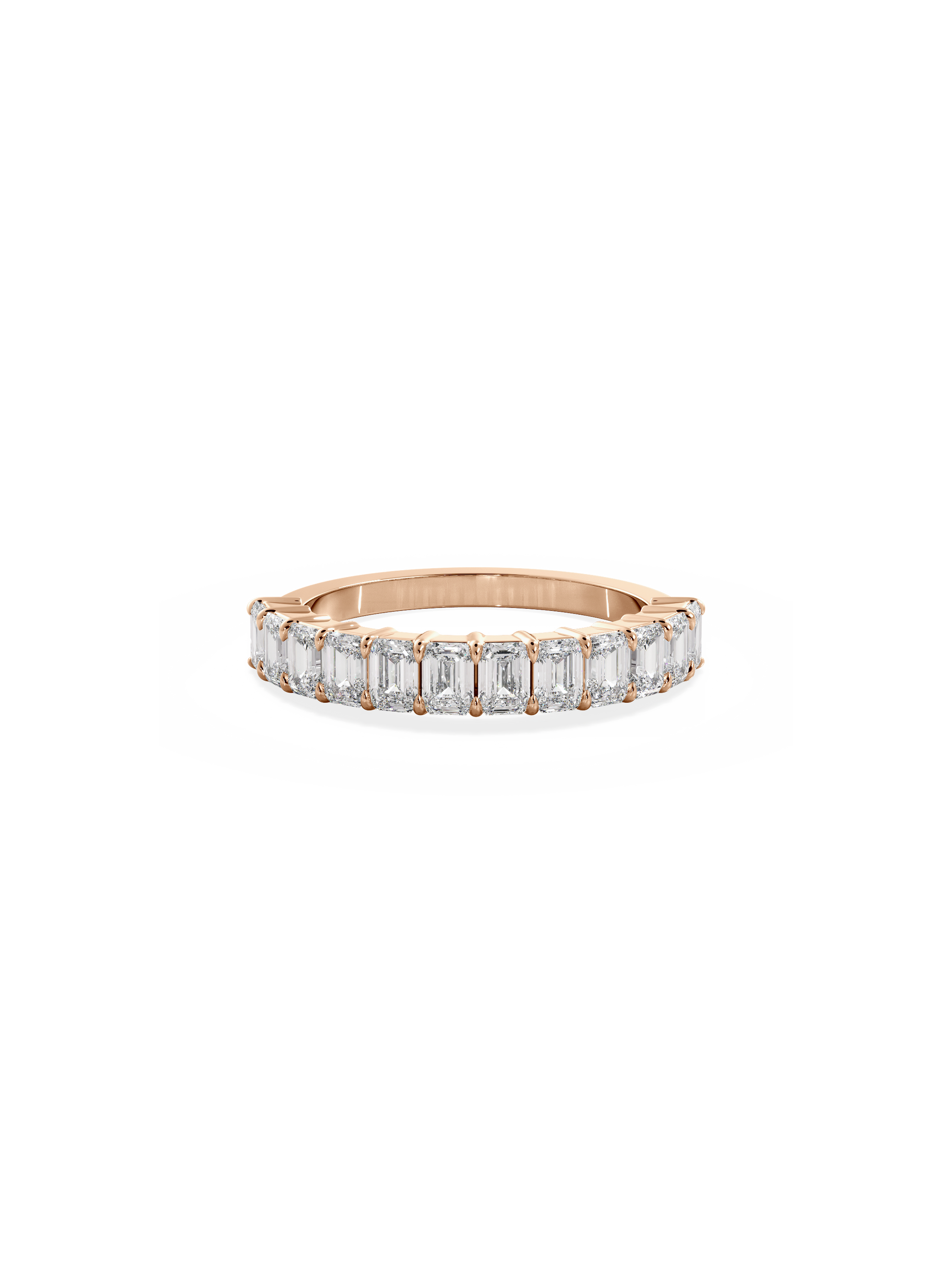 0.37 CT Round Full Eternity Lab Grown Diamond Wedding Band