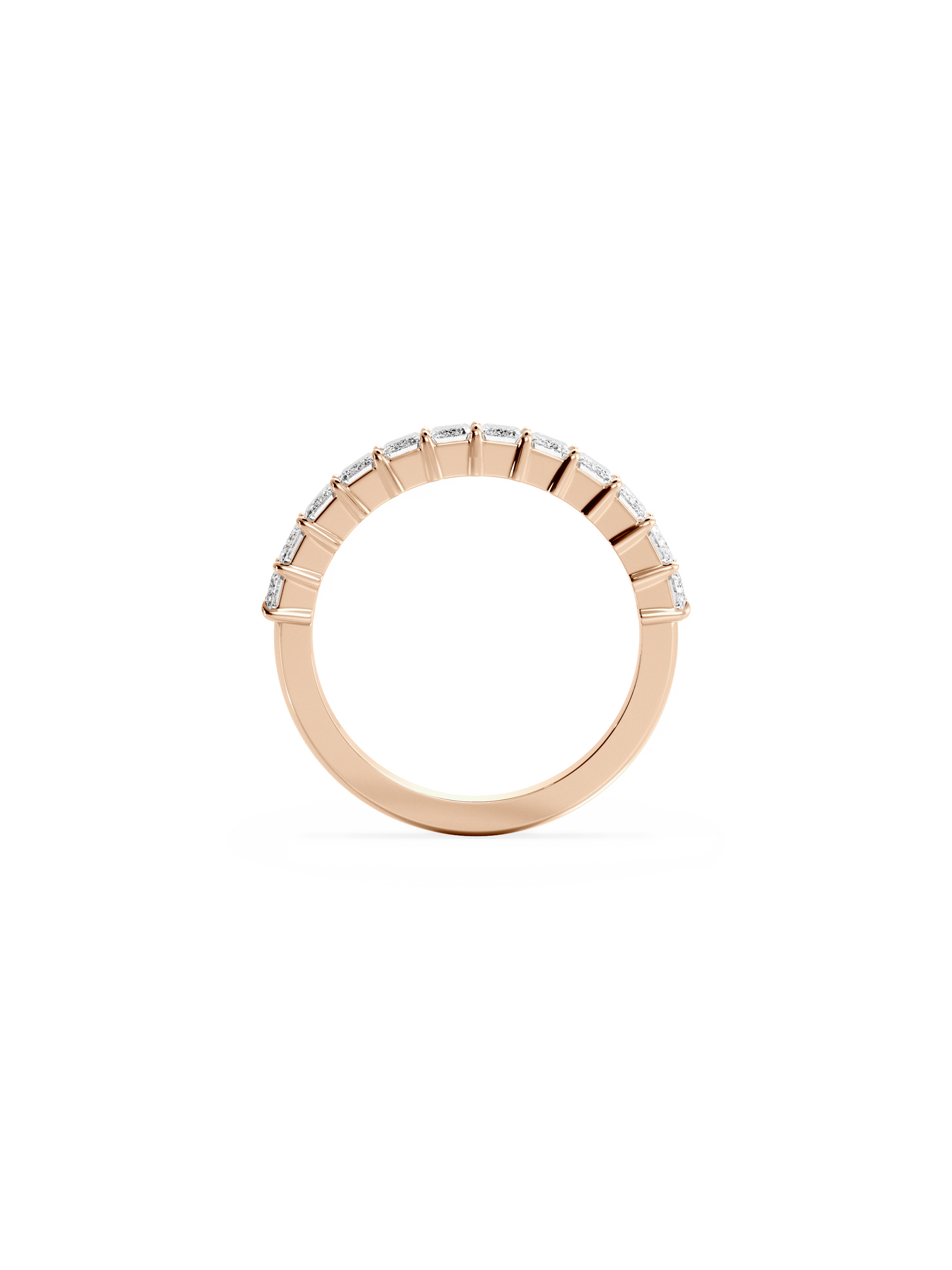0.37 CT Round Full Eternity Lab Grown Diamond Wedding Band
