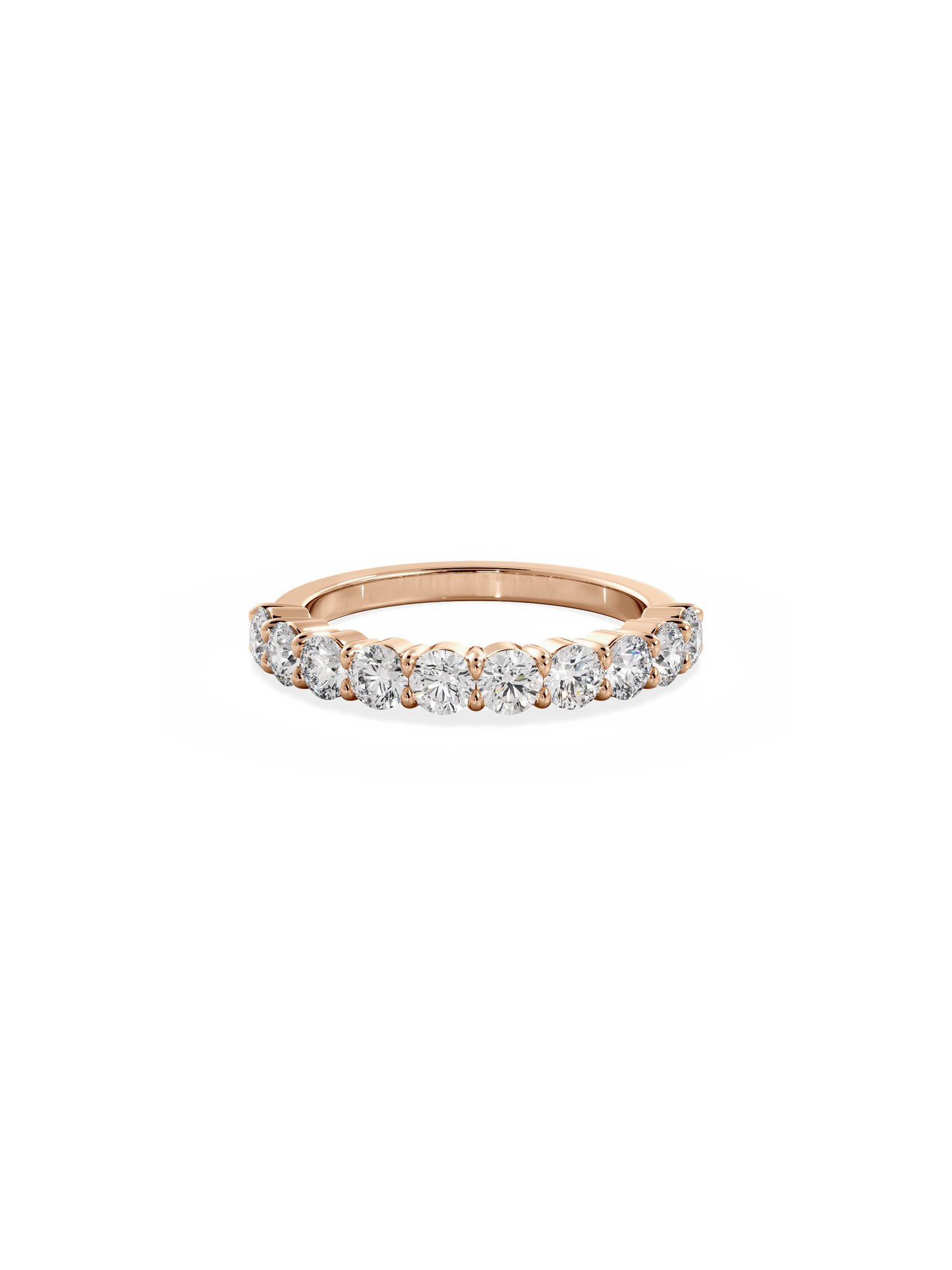 0.37 CT Round Full Eternity Lab Grown Diamond Wedding Band