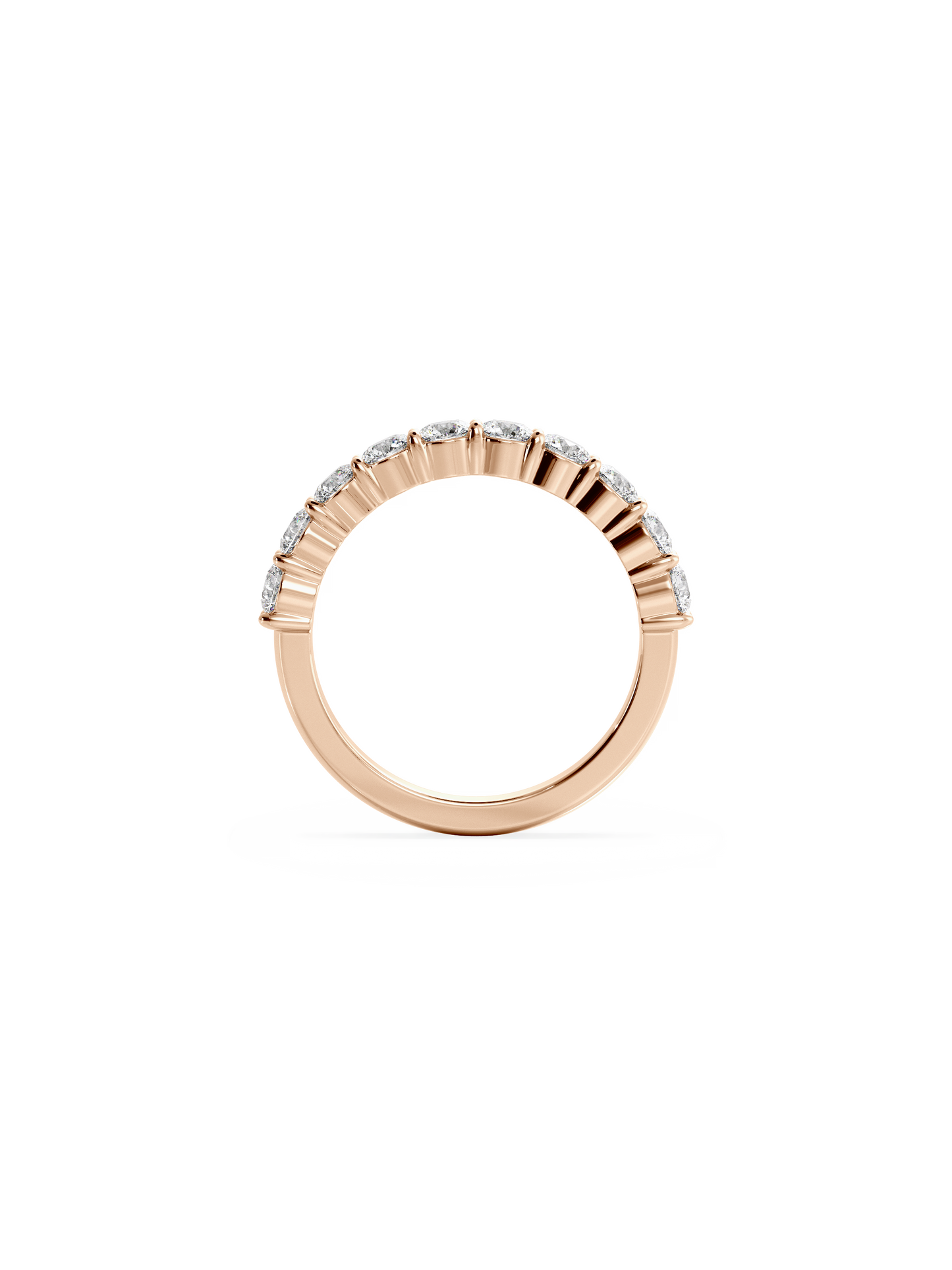 0.37 CT Round Full Eternity Lab Grown Diamond Wedding Band