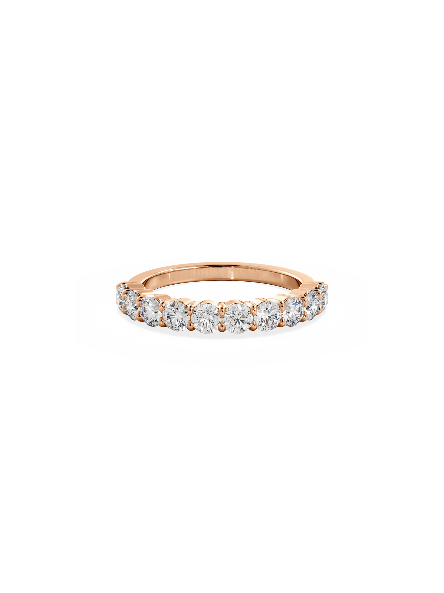 0.37 CT Round Full Eternity Lab Grown Diamond Wedding Band