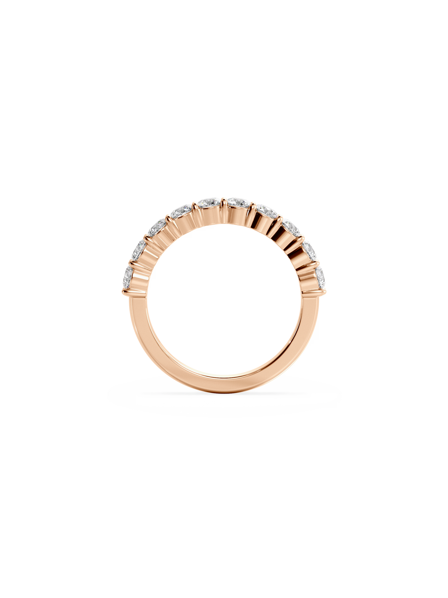 0.37 CT Round Full Eternity Lab Grown Diamond Wedding Band
