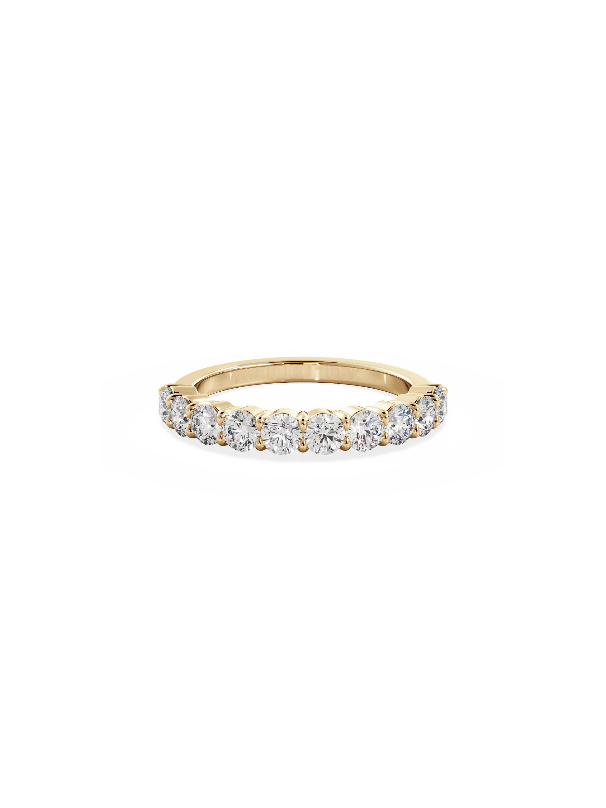 0.37 CT Round Full Eternity Lab Grown Diamond Wedding Band