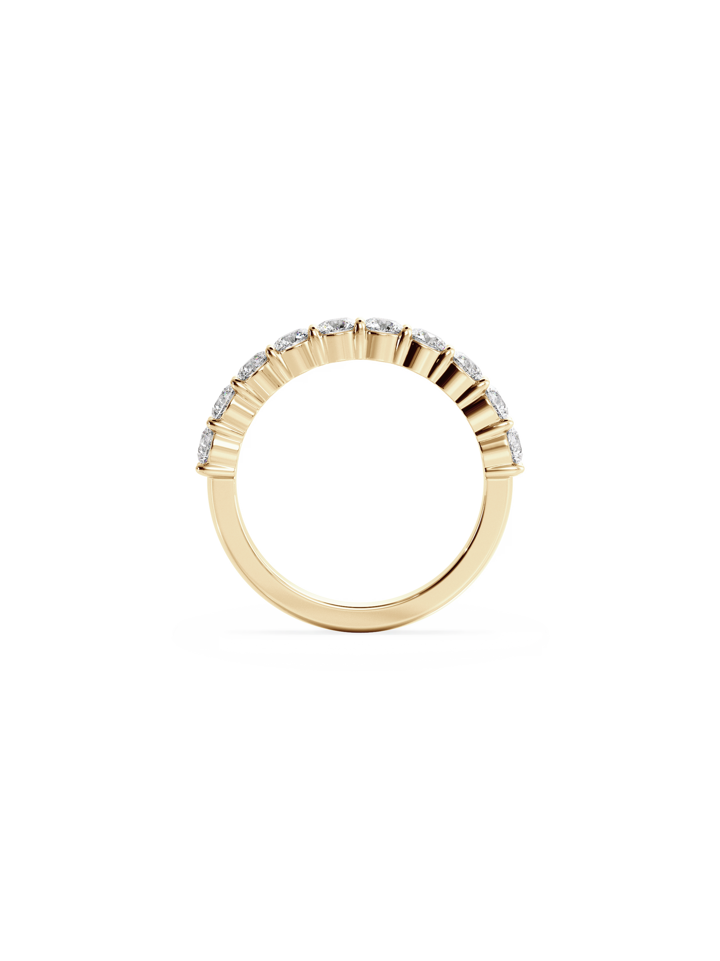 0.37 CT Round Full Eternity Lab Grown Diamond Wedding Band