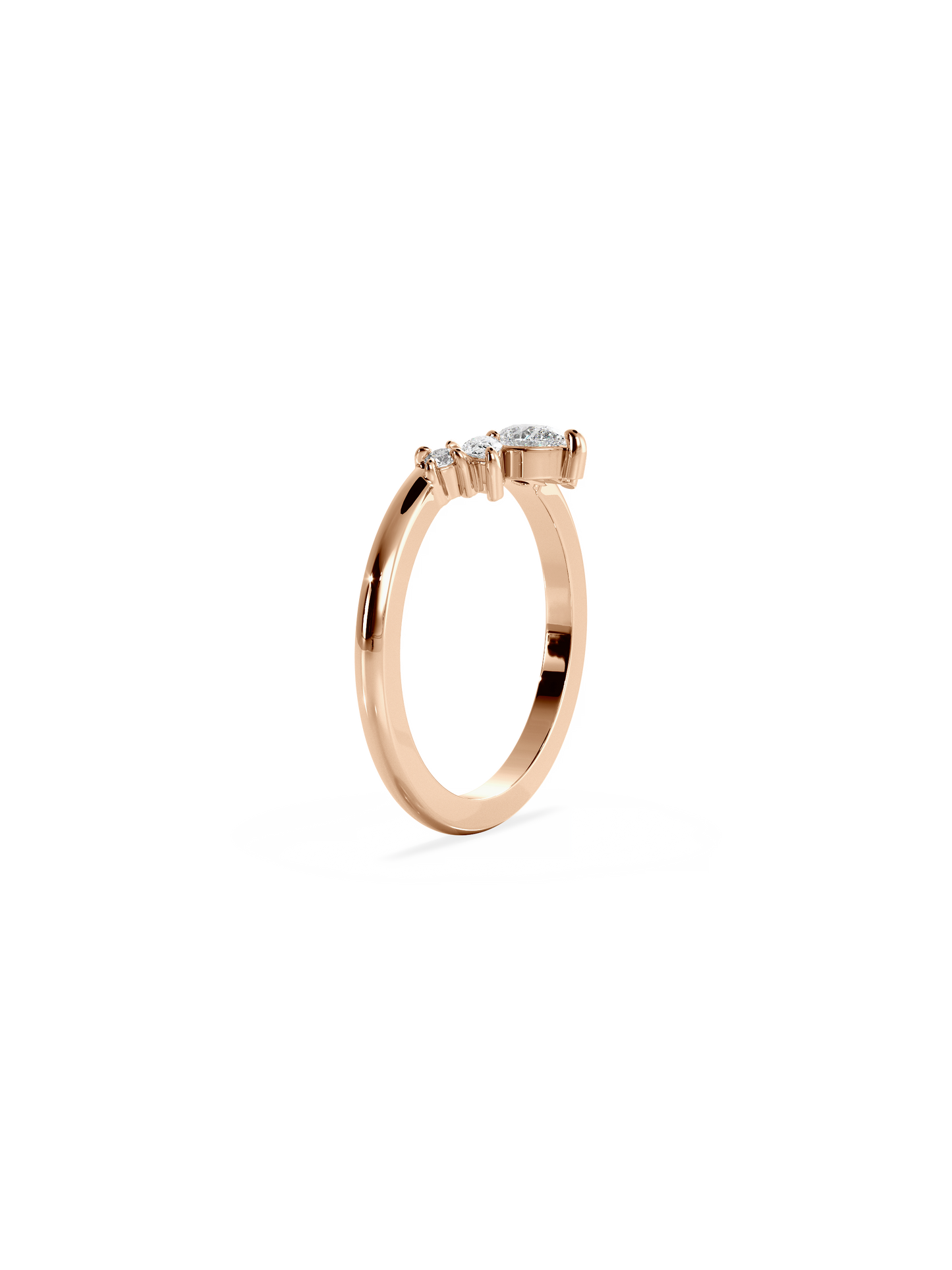 0.37 CT Round Full Eternity Lab Grown Diamond Wedding Band